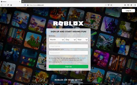 roblox sign in.